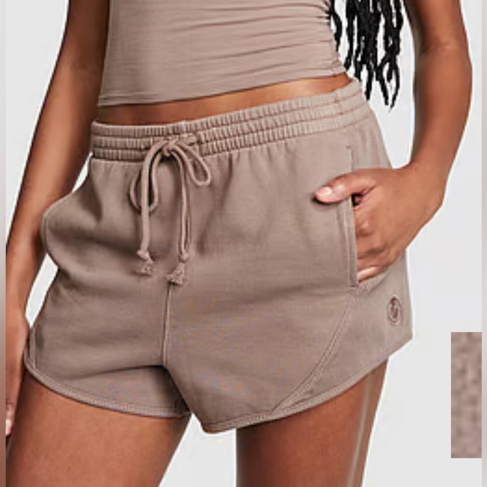 Relaxed Fit Pink/Victoria Secret Fleece Shorts